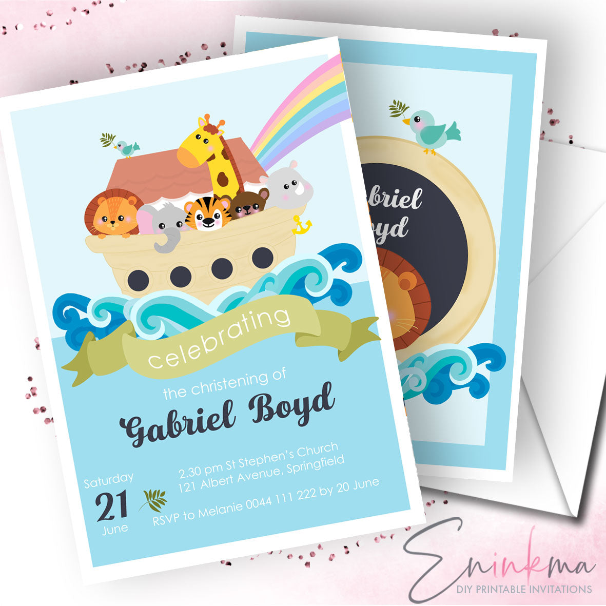 Ahoy Baby Invitations