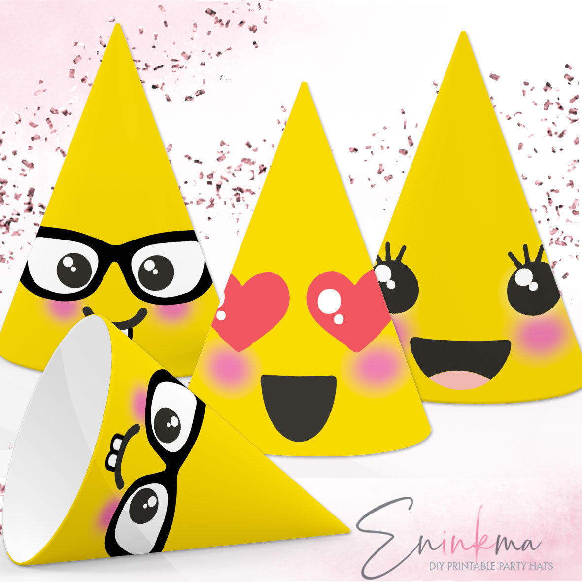 Emoji Party Hats