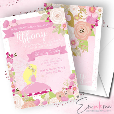 fairy invitations