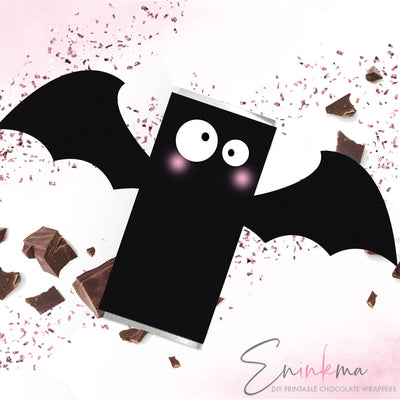 Bat Halloween Chocolate Wrappers