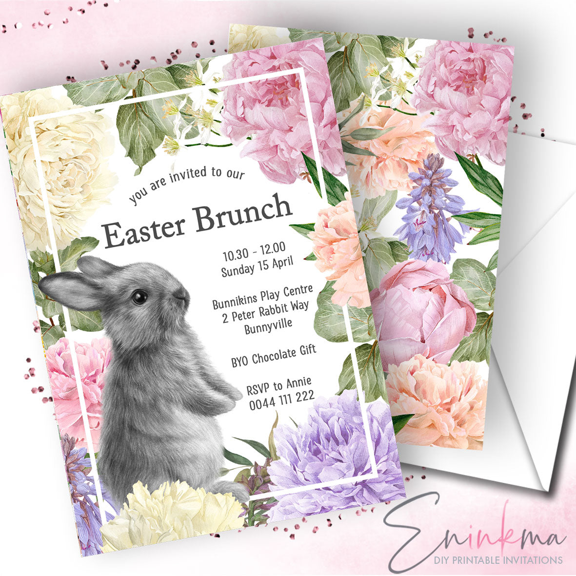 Vintage Easter Invitations