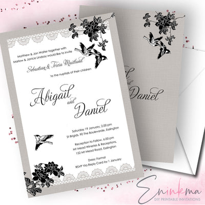 Inspired Wedding Invitations