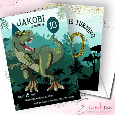 Dinosaur Invitations