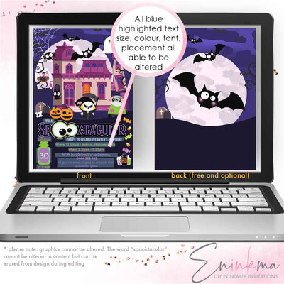 Halloween Printable Invitations